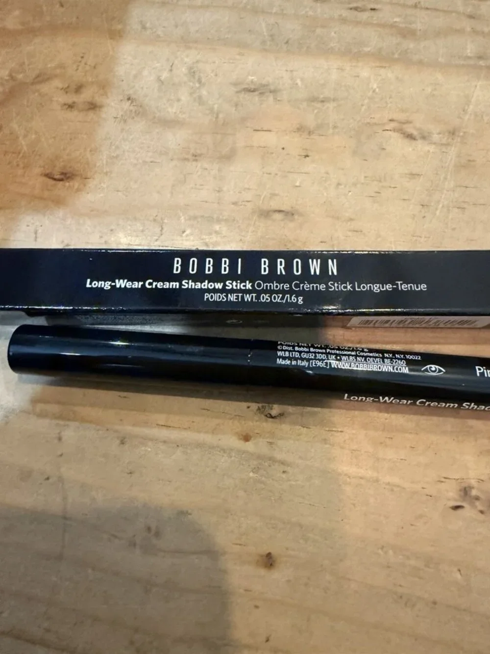 Bobbi Brown Pink Sparkle 17 Long-wear Cream Shadow Stick 0.5 oz New With Box